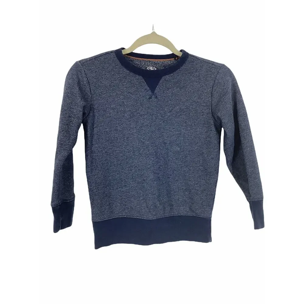 Old Navy Athletic Works Heathered Blue Pullover Sweatshirt Kids Youth Medium